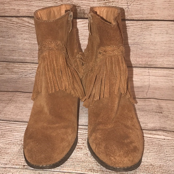 Sbicca vintage collection suede fringe booties - Picture 5 of 8
